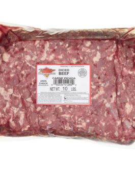 USDA Choice Diced Lifter Meat for Carne Asada, 10 lbs