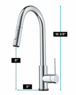 KRAUS Contemporary Single-Handle Touch Kitchen Sink Faucet with Pull Down Sprayer