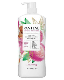 Pantene Essential Botanicals Passion Fruit & Cocoa Butter Shampoo, 38.2 fl oz