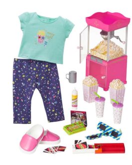 American Girl Movie & Game Night Accessories Set, 17 pieces