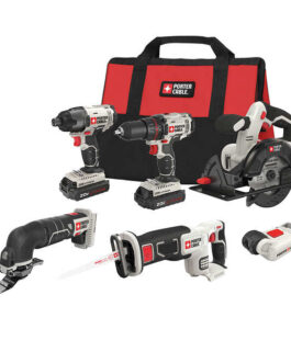Porter Cable Cordless Power Tool 6-piece Kit